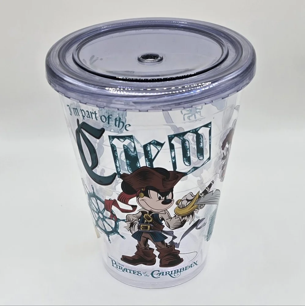 Disney Pirates Of The Caribbean Im Part Of The Crew Cup 15.2oz Mickey Mouse
